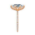 Baxter Pavé Hidden Halo Engagement Ring Setting