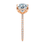 Baxter Pavé Hidden Halo Engagement Ring Setting