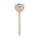 Baxter Pavé Hidden Halo Engagement Ring Setting