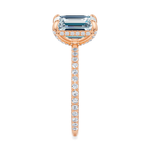 Baxter Pavé Hidden Halo Engagement Ring Setting