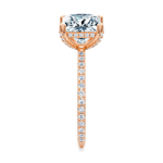 Baxter Pavé Hidden Halo Engagement Ring Setting