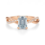 Spring Pavé Engagement Ring Setting