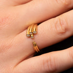 Zorae Diamond Statement Ring