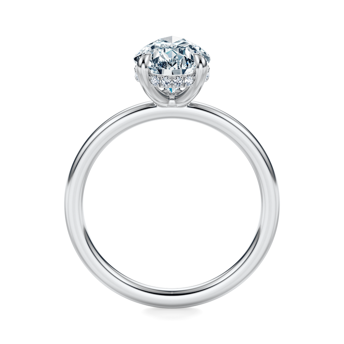 Baxter Hidden Halo Engagement Ring Setting