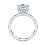 Baxter Pavé Hidden Halo Engagement Ring Setting