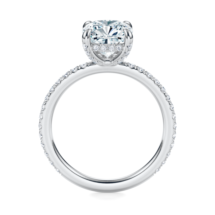 Baxter Full Pavé Engagement Ring Setting
