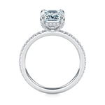 Baxter Pavé Hidden Halo Engagement Ring Setting