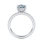 Baxter Pavé Hidden Halo Engagement Ring Setting