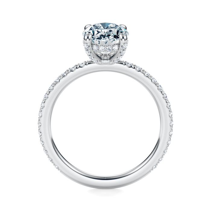 Baxter Full Pavé Engagement Ring Setting