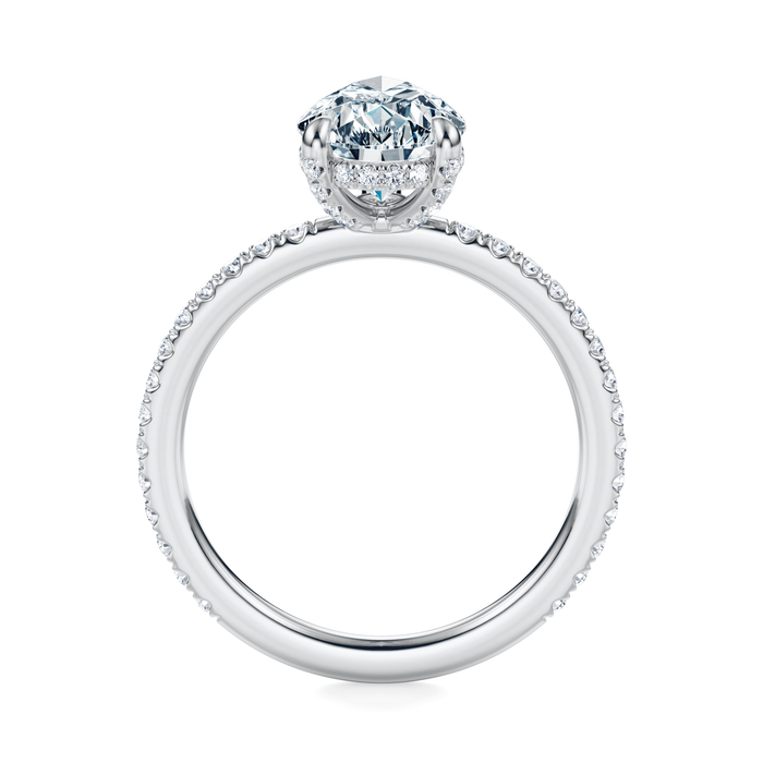 Baxter Full Pavé Engagement Ring Setting