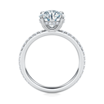 Baxter Pavé Hidden Halo Engagement Ring Setting