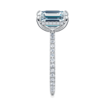 Baxter Pavé Hidden Halo Engagement Ring Setting