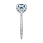 Baxter Pavé Hidden Halo Engagement Ring Setting
