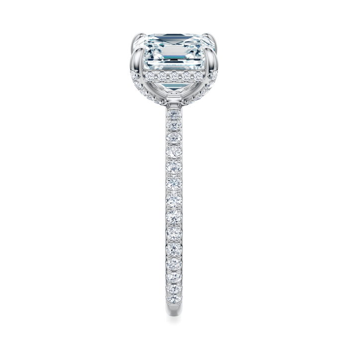 Baxter Full Pavé Engagement Ring Setting