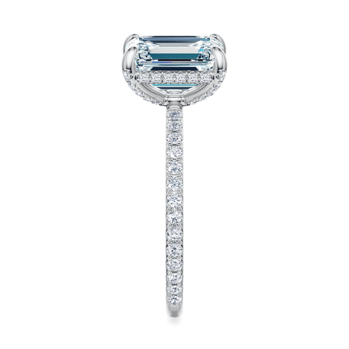 Baxter Full Pavé Engagement Ring Setting