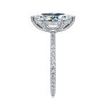 Baxter Pavé Hidden Halo Engagement Ring Setting