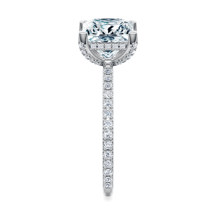 Baxter Full Pavé Engagement Ring Setting