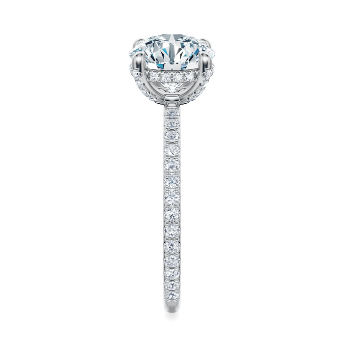Baxter Full Pavé Engagement Ring Setting
