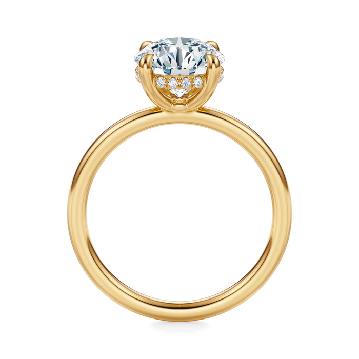 Baxter Hidden Halo Engagement Ring Setting