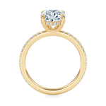Baxter Pavé Hidden Halo Engagement Ring Setting