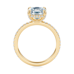 Baxter Pavé Hidden Halo Engagement Ring Setting