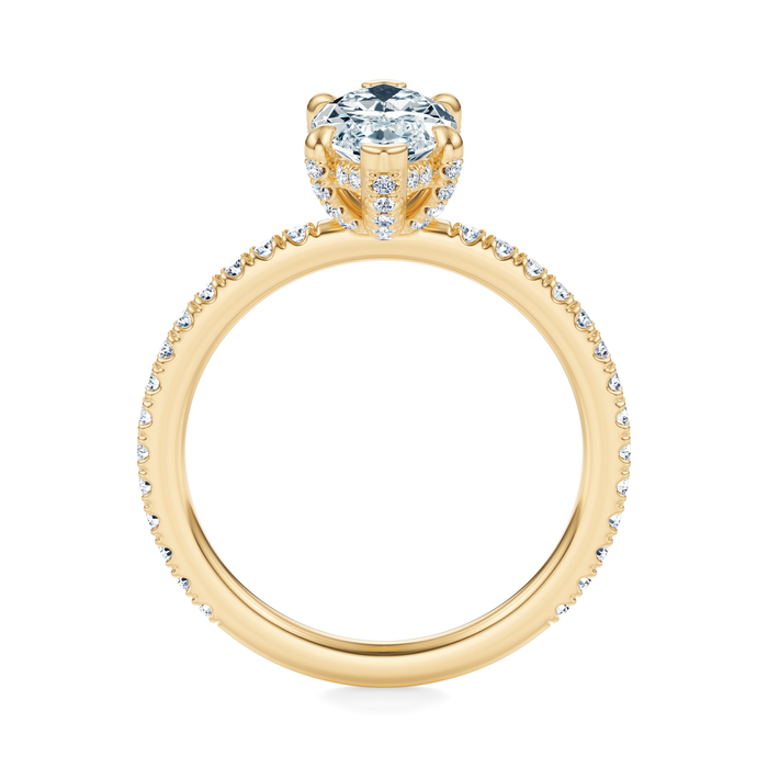 Baxter Full Pavé Engagement Ring Setting