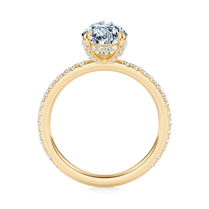 Baxter Full Pavé Engagement Ring Setting