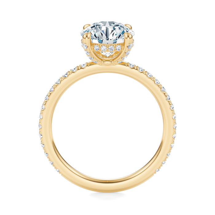 Baxter Full Pavé Engagement Ring Setting