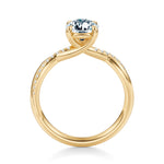 Spring Pavé Engagement Ring Setting