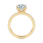 Baxter Pavé Hidden Halo Engagement Ring Setting