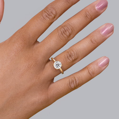 Chrystie Solitaire Engagement Ring Setting Image 2