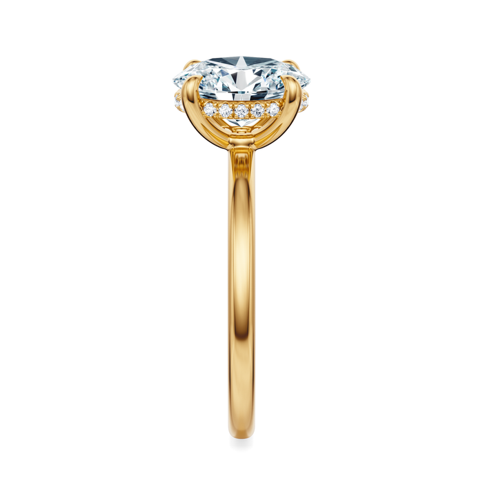 Baxter Hidden Halo Engagement Ring Setting