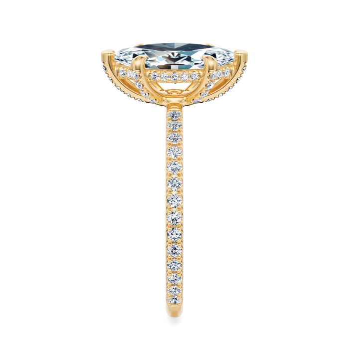 Baxter Full Pavé Engagement Ring Setting