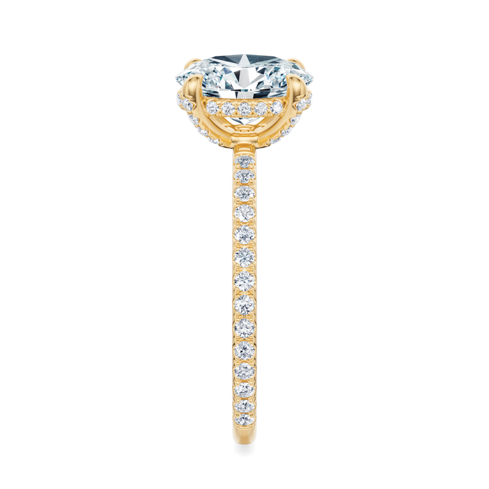 Baxter Full Pavé Engagement Ring Setting