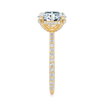 Baxter Full Pavé Engagement Ring Setting