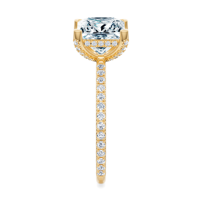 Baxter Pavé Hidden Halo Engagement Ring Setting
