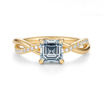 Spring Pavé Engagement Ring Setting