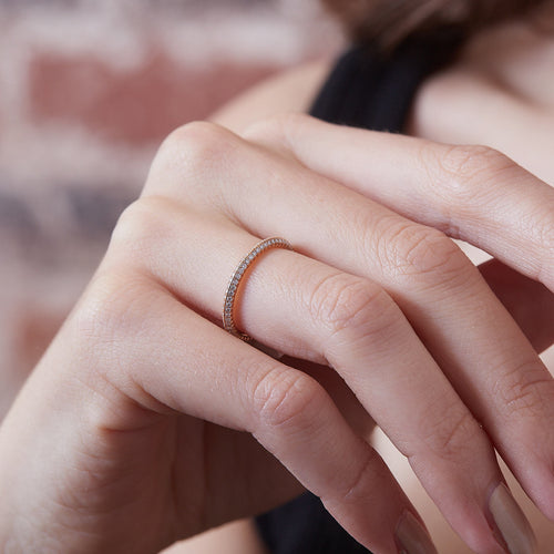 Mercer Diamond Eternity Wedding Band Image 2