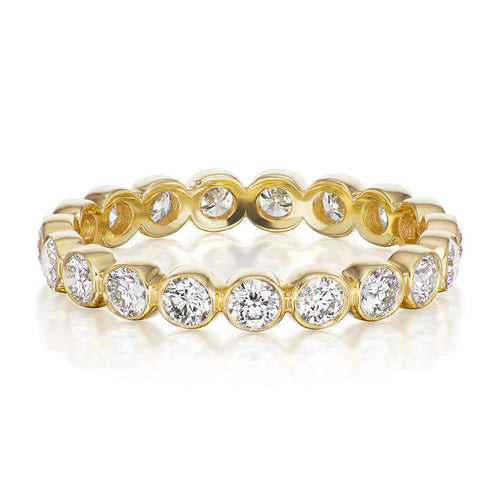 Spruce Diamond Wedding Band