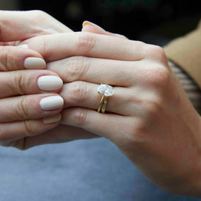 Catherine Diamond Wedding Band Image 2