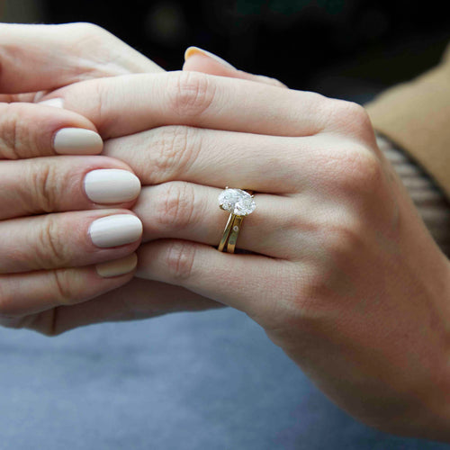 Catherine Diamond Wedding Band Image 2