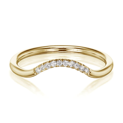Cedar Diamond Wedding Band