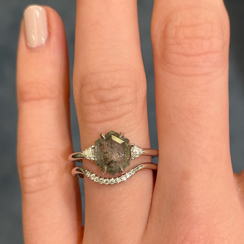 Cedar Diamond Wedding Band Image 2