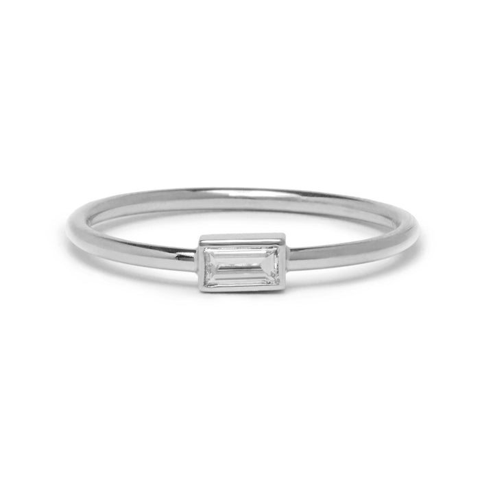 Diamond Baguette Bezel Ring