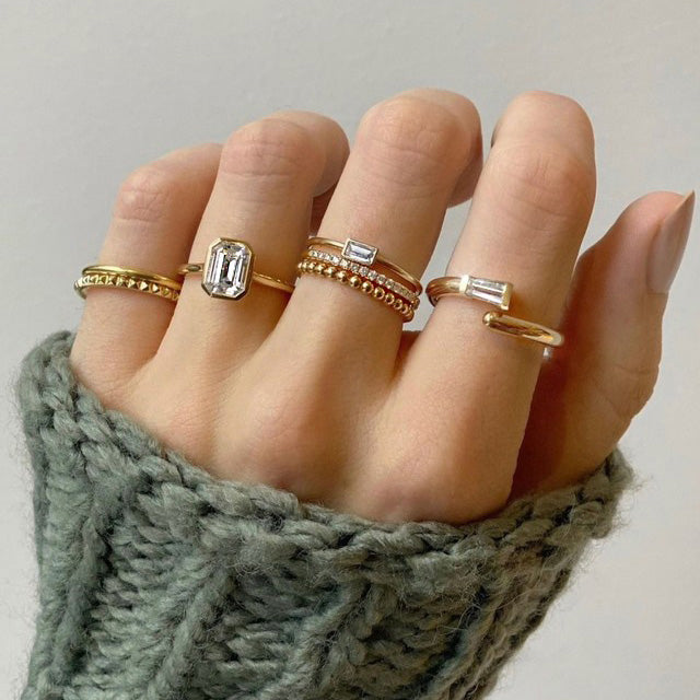 Diamond Baguette Bezel Ring