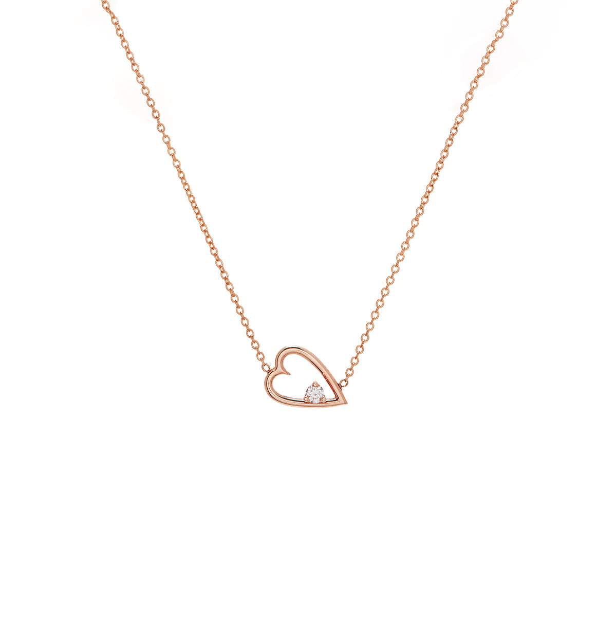 9ct rose gold figure of eight fancy link necklace - Gold Collection from  Personal Jewellery Service UK